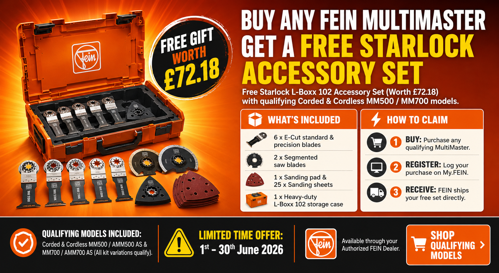 Fein Multimaster Free L-Boxx Accessory Kit