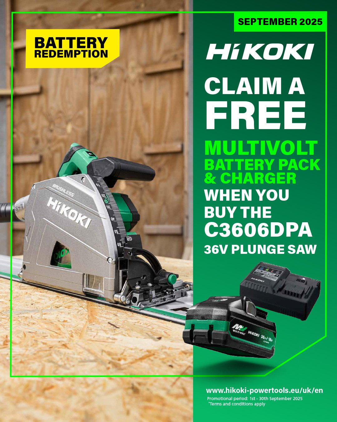 HiKOKI Battery Redemption