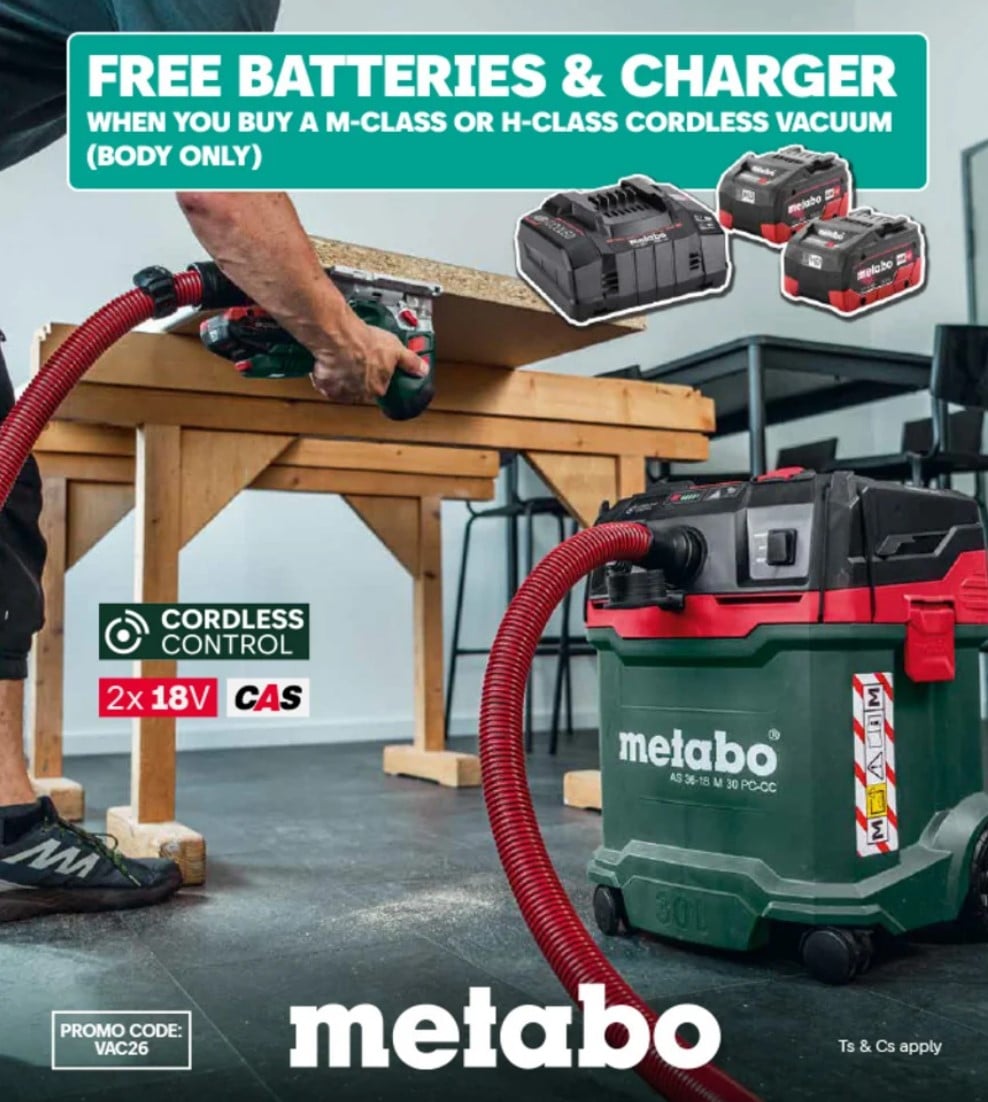 Metabo Cordless Vacuum Redemption