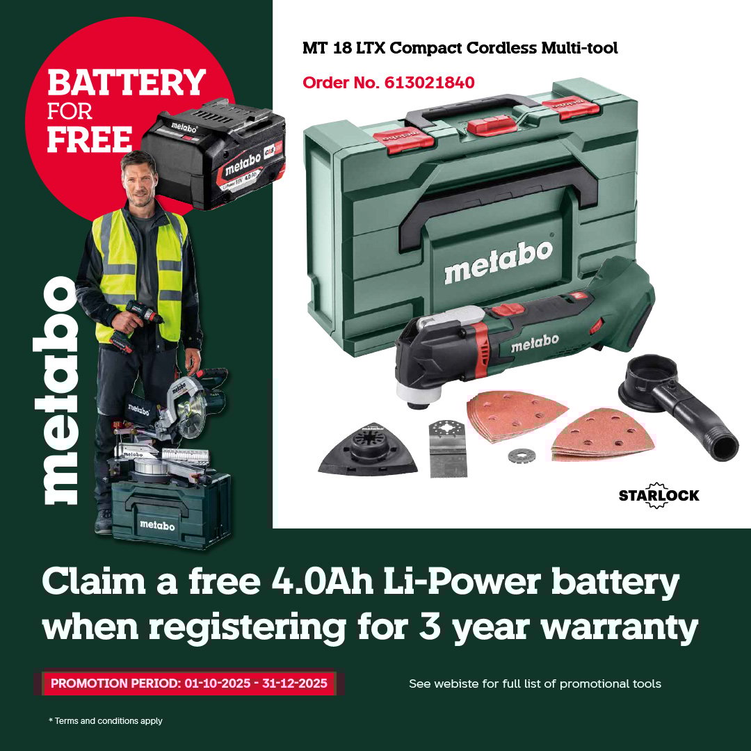 Metabo Battery Redemption Metabo Battery Redemption