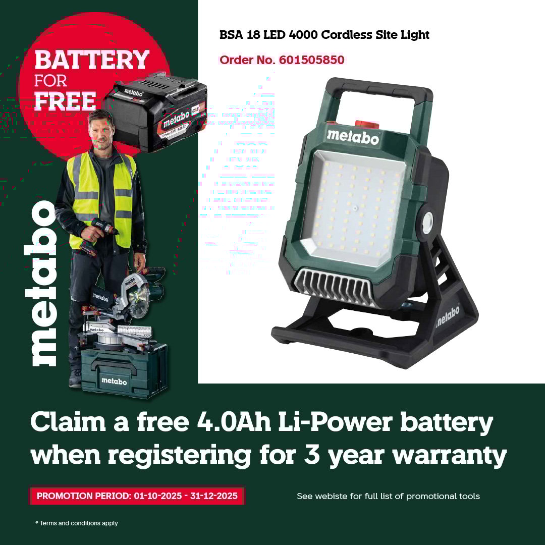 Metabo Battery Redemption Metabo Battery Redemption