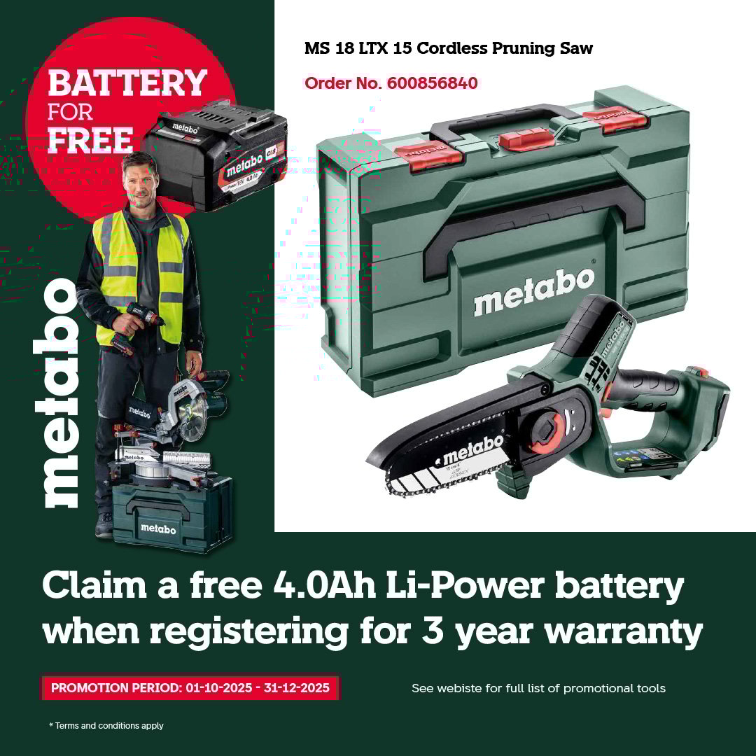 Metabo Battery Redemption Metabo Battery Redemption