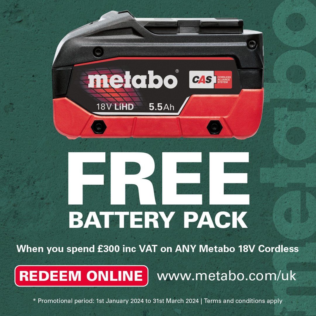 Metabo Battery Redemption Metabo Battery Redemption