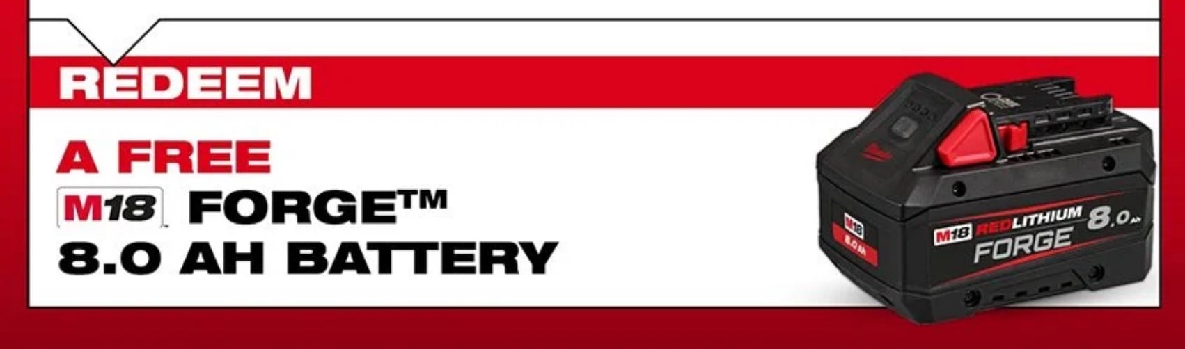 Milwaukee Battery Redemption