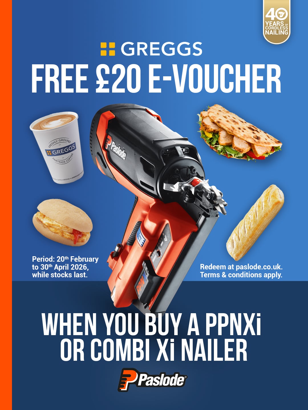 Paslode Greggs Redemption