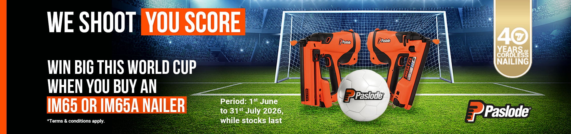 Paslode World Cup Promotion