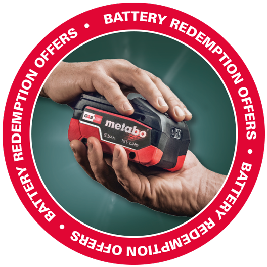 Metabo Battery Redemption Offer