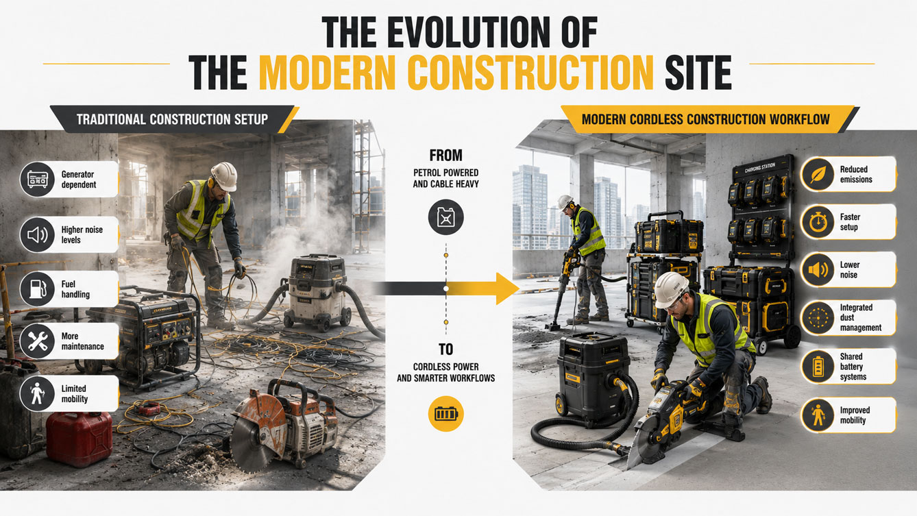 What DeWALT POWERSHIFT Tells Us About the Future of Construction Equipment