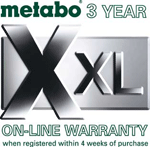 Metabo 3 Year Warranty