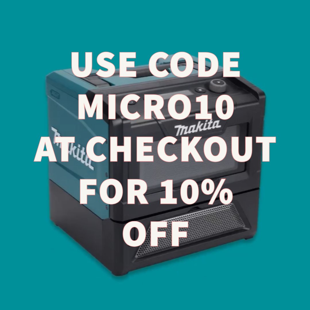 10% Off Makita Micriowave Coupon Code