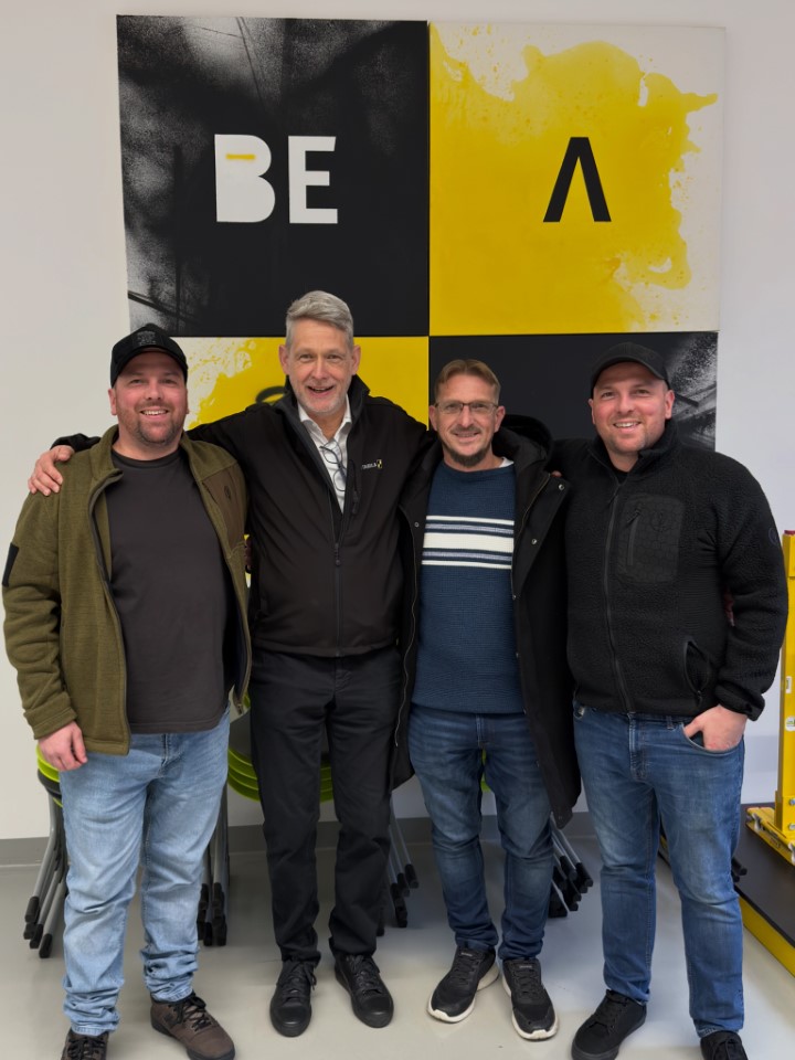 Data Powertools team visiting STABILA